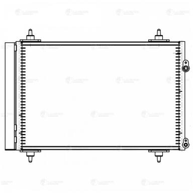 Радиатор кондиционера LRAC 20GH
