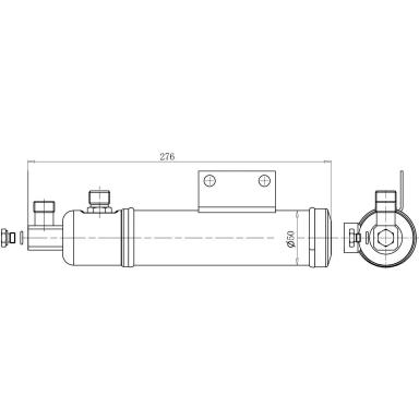 Ресивер-осушитель кондиционера LCR 1510