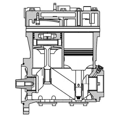 Компрессор, пневматическая система LAC 2704