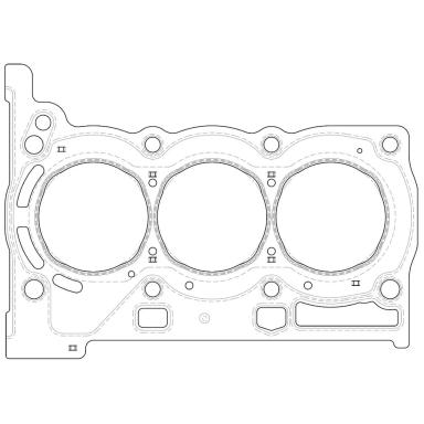 Прокладка ГБЦ LES 11928