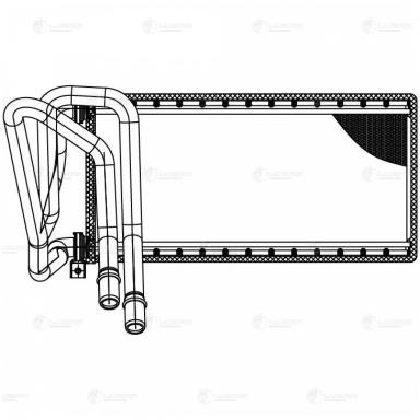 Радиатор отопителя LRh 1003