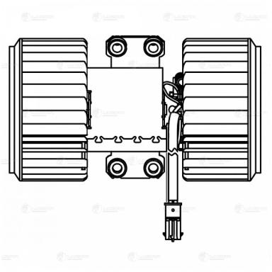 Мотор печки LFh 2605