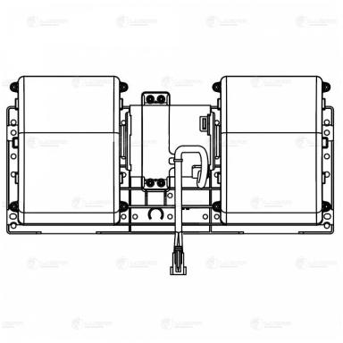 Мотор печки c крыльчаткой LFh 3024