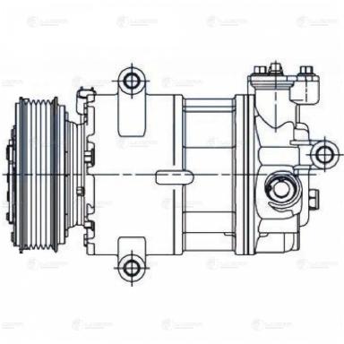 Компрессор кондиционера LCAC 1621