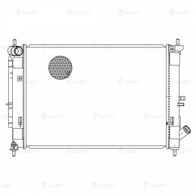 Радиатор двигателя LRc 08X6