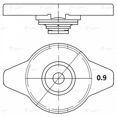 Крышка радиатора LL 1903