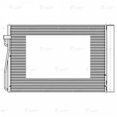 Радиатор кондиционера LRAC 26109