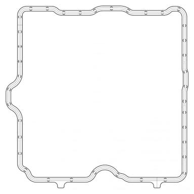 Прокладка клапанной крышки LES 22201