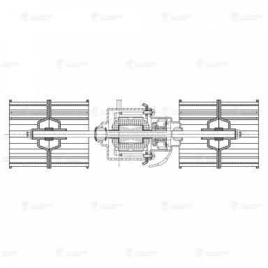 Мотор отопителя салона LFh 07168