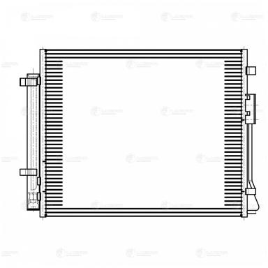 Радиатор кондиционера LRAC 0829
