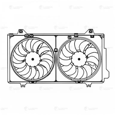 Вентилятор охлаждения в сборе с электроприводом LFK 2570