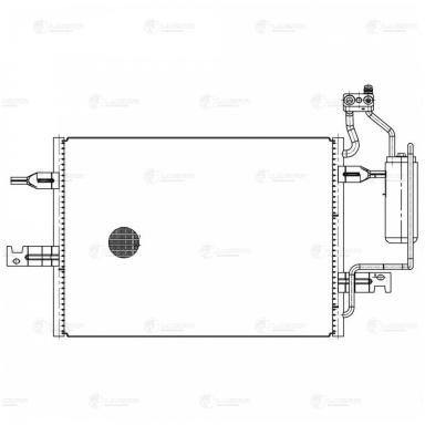 Радиатор кондиционера LRAC 2131