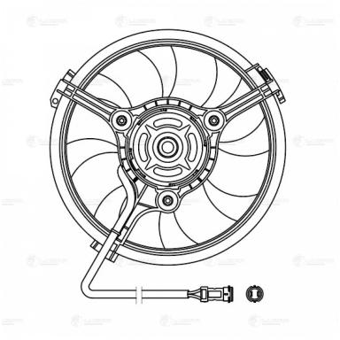Вентилятор охлаждения в сборе с электроприводом LFAC 1801