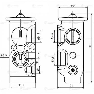 Клапан расширительный кондиционера LTRV 0806