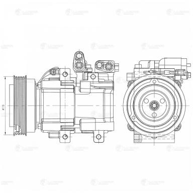 Компрессор кондиционера LCAC 0828