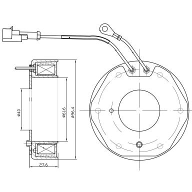 Катушка электромагнитная компрессора LMCC 1601