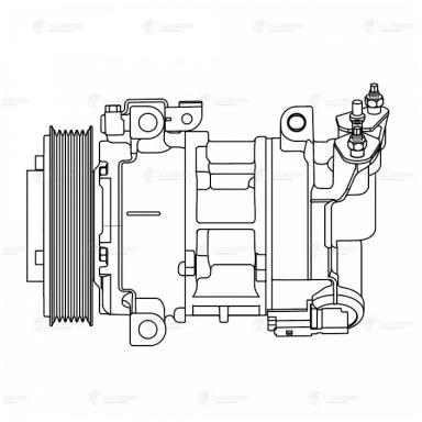 Компрессор кондиционера LCAC 2016