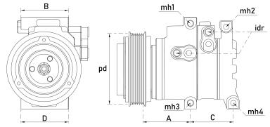Компрессор кондиционера TT22039