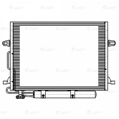 Радиатор кондиционера LRAC 1511