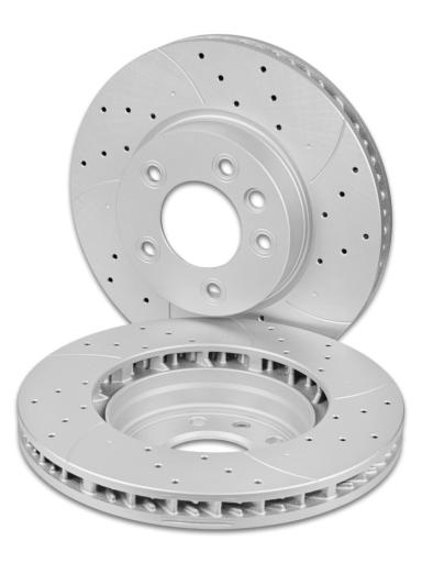 Диск тормозной передний вентилируемый левый DSK-F002P