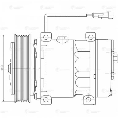Компрессор кондиционера LCAC 2801