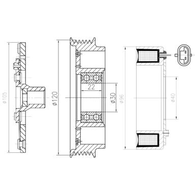 Муфта кондиционера LMAC 0550