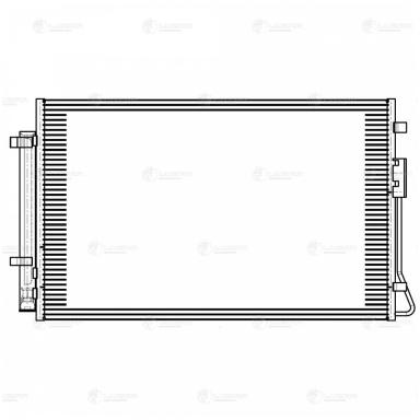 Радиатор кондиционера LRAC 0824
