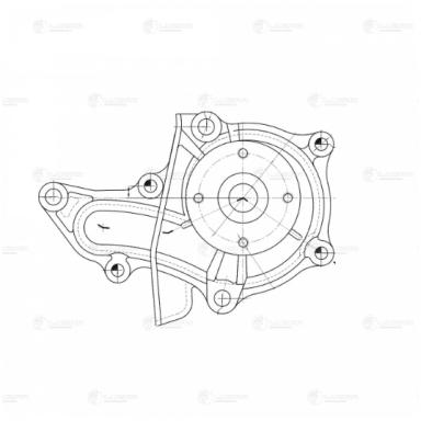 ВОДЯНОЙ НАСОС LWP 1944