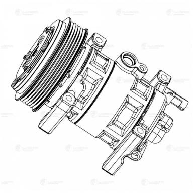 Компрессор кондиционера LCAC 01272