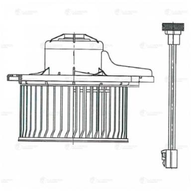 Мотор отопителя LFh 0863