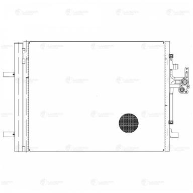 Радиатор кондиционера LRAC 1054