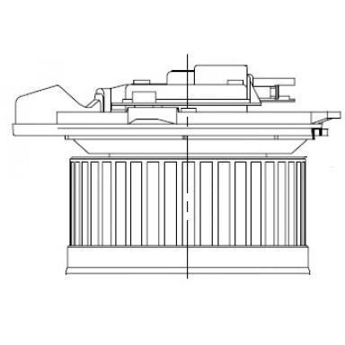 Мотор отопителя салона LFh 15164