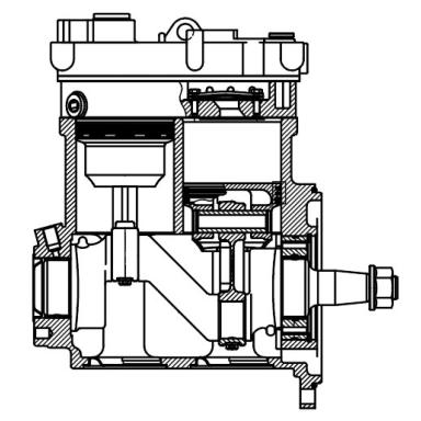 Компрессор 2-цилиндровый LAC 0903