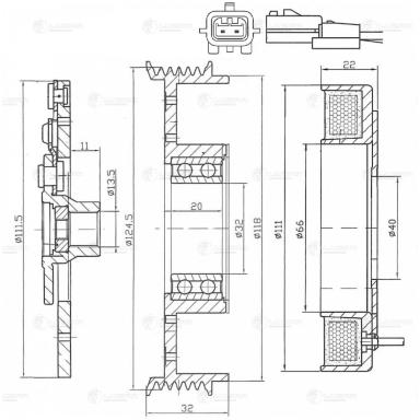 Муфта кондиционера LMAC 0904
