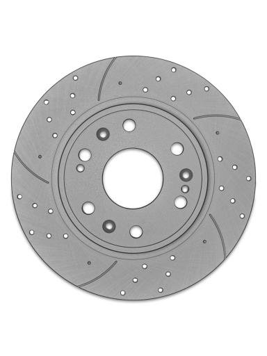 Диск тормозной передний вентилируемый DSK-F327P