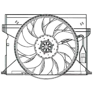 Вентилятор охлаждения в сборе с электроприводом LFK 15211