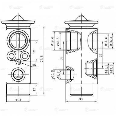 Клапан расширительный кондиционера LTRV 1092