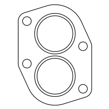 Прокладка приёмной трубы LES 40108