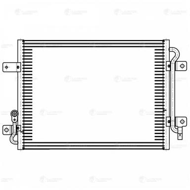 Радиатор кондиционера LRAC 1662