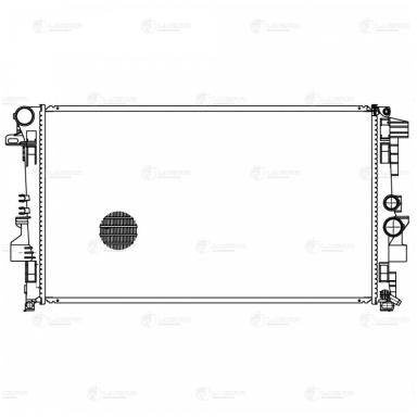 Радиатор двигателя LRc 1504