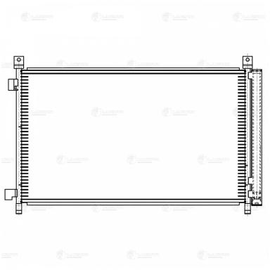 Радиатор кондиционера LRAC 14CM