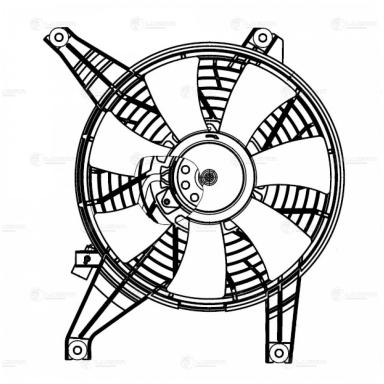 Вентилятор охлаждения в сборе с электроприводом LFAC 1189