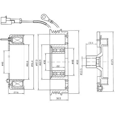 Муфта кондиционера LMAC 1601