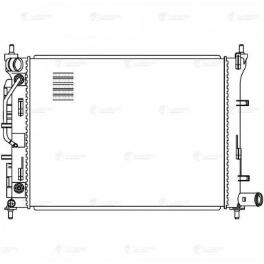 Радиатор двигателя LRc 0802