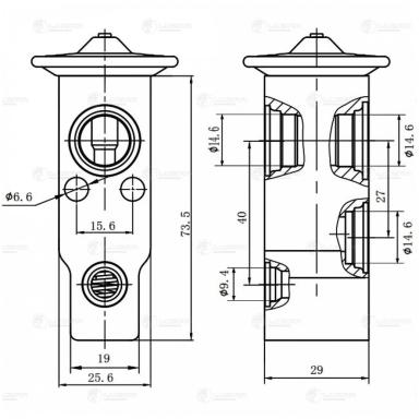 Клапан расширительный кондиционера LTRV 0808