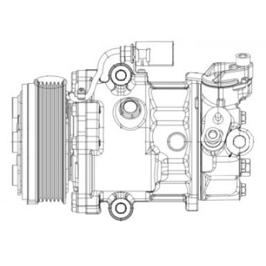 Компрессор кондиционера LCAC 1853