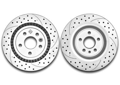 Диск тормозной задний вентилируемый DSK-R153P