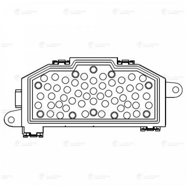Вентилятор отопителя (без регулятора) LFR 1810