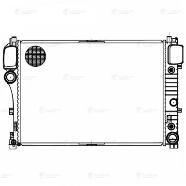 Радиатор двигателя LRc 15121