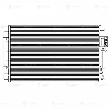 Радиатор кондиционера LRAC 0830